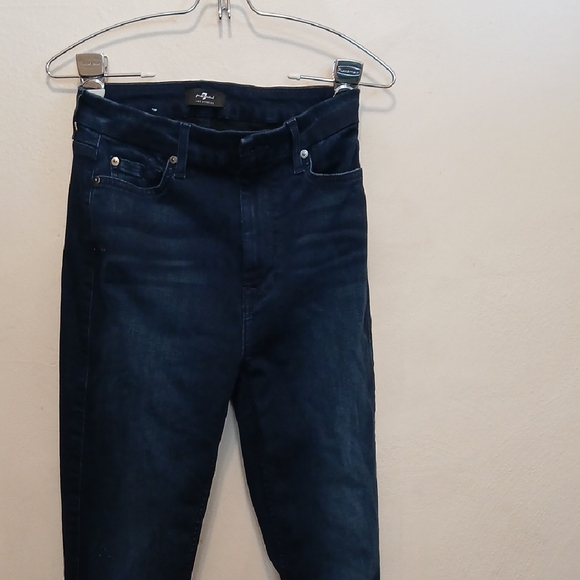 7 For All Mankind Denim - Dark Blue Denim Jeans
